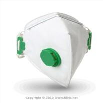 Fold Flat Dust Masks - P1 Valved - Box 10