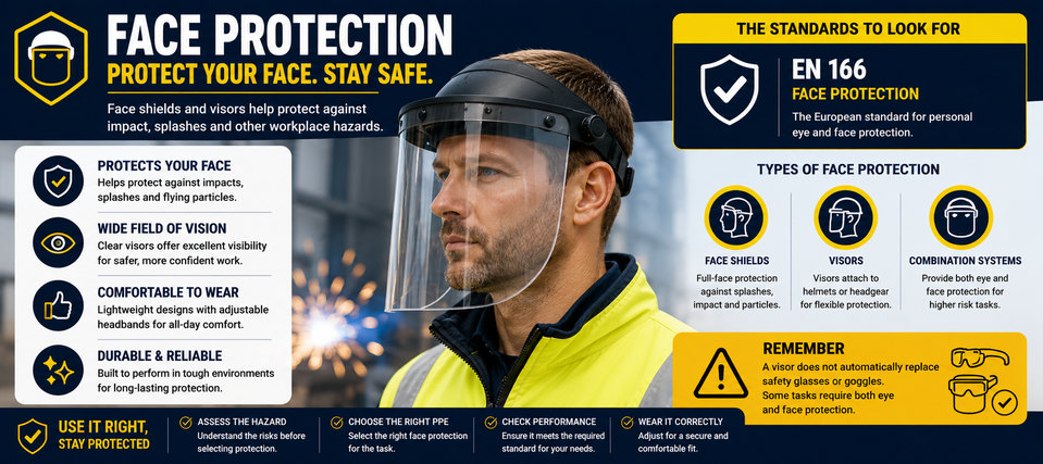 Face Protection Infographic