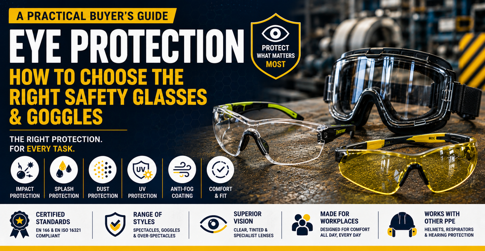 Eye Protection Specs Goggles Buyers Guide Infographic