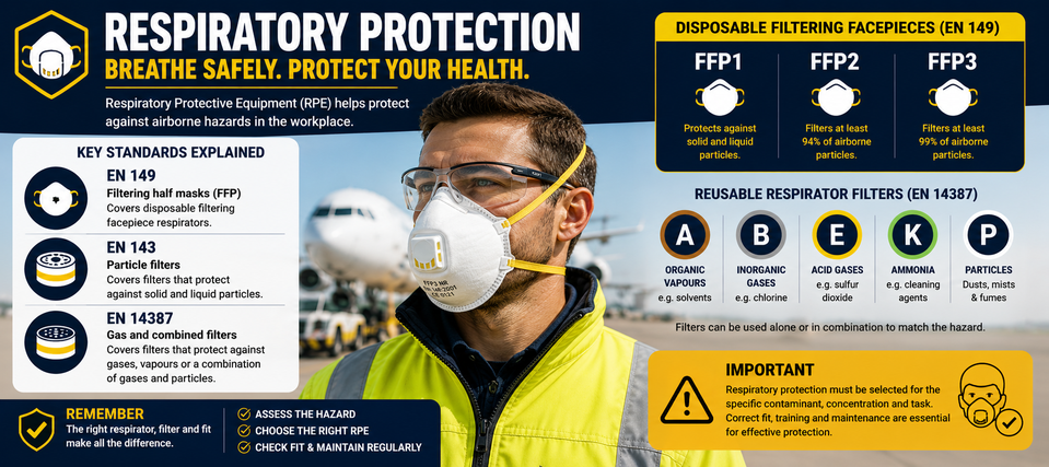 Respiration Protection Infographic
