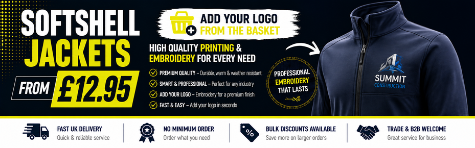 Softshell Jackets Printed Embroidered Logo