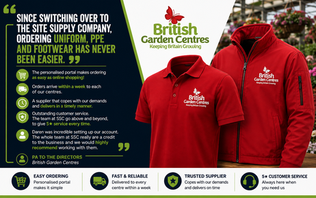 Britsh Gadren Centre Uniform Testimonial