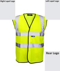 MIC (EU) HiVis Vest [Unprinted] - Yellow