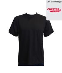 MIC T Shirt [Embroidered Sleeve] - Black