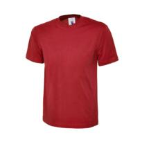 Uneek Classic Round Neck Tee Shirt - Red