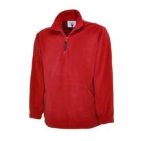 Uneek Classic 1/4 Zip Fleece Jacket - Red