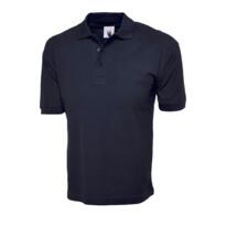 Uneek Cotton Rich Polo Shirt - Navy Blue
