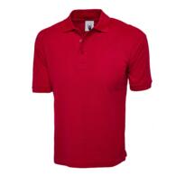 Uneek Cotton Rich Polo Shirt - Red