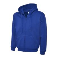 Uneek Full Zip Hooded Sweatshirt - Royal Blue