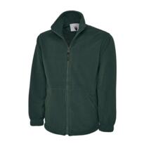 Uneek Premium Full Zip Fleece Jacket - Bottle Green