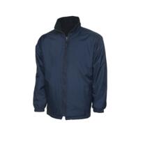 Uneek Premium Reversible Fleece Jacket - Navy Blue