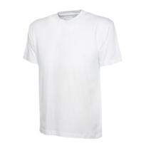 Uneek Premium Round Neck Tee Shirt - White