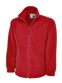 Uneek Classic Full Zip Fleece Jacket - Red