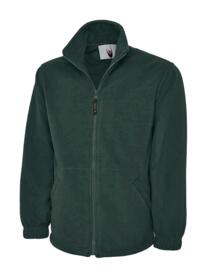 Uneek Classic Full Zip Fleece Jacket - Bottle Green