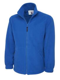 Uneek Classic Full Zip Fleece Jacket - Royal Blue