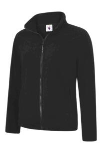 Uneek Classic Full Zip Ladies Fleece Jacket - Black