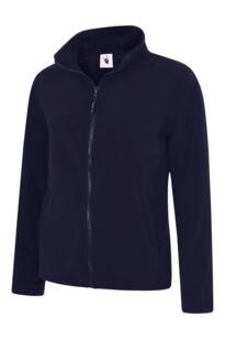 Uneek Classic Full Zip Ladies Fleece Jacket - Navy Blue