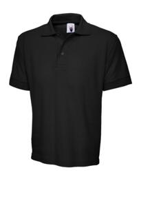 Uneek Ultimate Cotton Polo Shirt - Black
