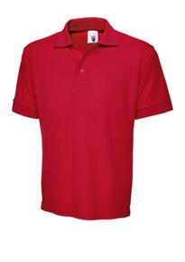Uneek Ultimate Cotton Polo Shirt - Red