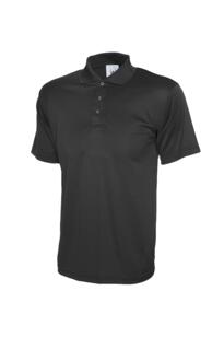 Uneek Processable Polo Shirt - Black