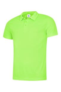Uneek Mens Ultra Cool Polo Shirt - Electric Green