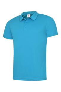 Uneek Mens Ultra Cool Polo Shirt - Sapphire Blue