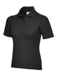 Uneek Ladies Polo Shirt - Black