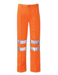 Hivis GO/RT Work Trousers - Orange