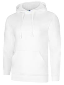 Deluxe Hooded Sweatshirt - White