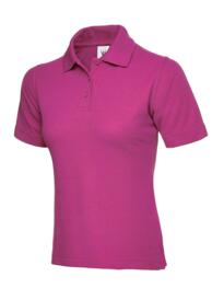 Uneek Ladies Polo Shirt - Hot Pink