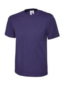 Uneek Classic Round Neck Tee Shirt - Purple