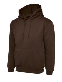 Uneek Hooded Sweatshirt - Brown