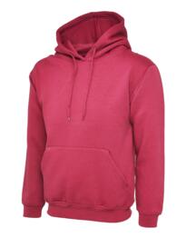 Uneek Hooded Sweatshirt - Hot Pink