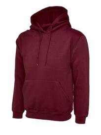 Uneek Hooded Sweatshirt - Maroon