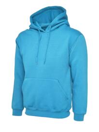 Uneek Hooded Sweatshirt - Sapphire Blue