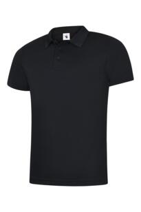 Uneek Super Cool Workwear Polo Shirt - Black
