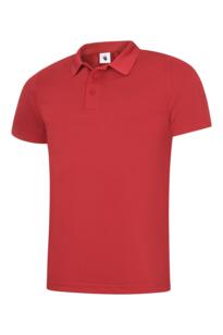 Uneek Super Cool Workwear Polo Shirt - Red