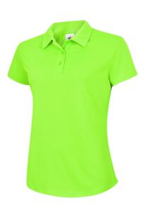 Uneek Ultra Cool Ladies Polo Shirt - Electric Green