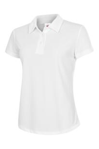 Uneek Ultra Cool Ladies Polo Shirt - White