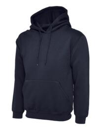 Uneek Premium Hooded Sweatshirt - Navy Blue