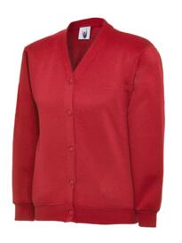 Uneek Childrens Cardigan - Red