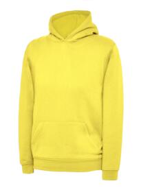 Uneek Childrens Hooded Sweatshirt - Yellow