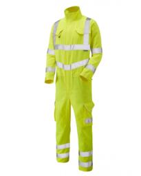 Leo Molland Class 3 Poly/Cotton Coverall Yellow - Yellow