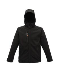 Regatta TRA660 Repeller Lined Hooded Softshell Jacket - Black