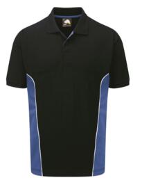 ORN Two Tone Polo Shirt - Navy Blue / Royal Blue