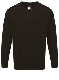 Buzzard V neck sweatshirt from ORN clothing - Black