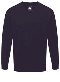 Buzzard V neck sweatshirt from ORN clothing - Navy Blue