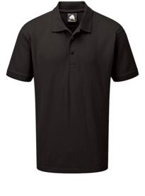 ORN Oriole Wicking Polo Shirt - Black
