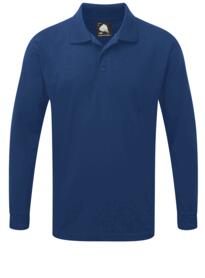 ORN Weaver Long Sleeve Polo Shirt - Royal Blue