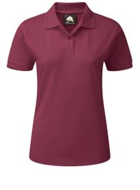 ORN Wren Ladies Polo Shirt - Burgundy